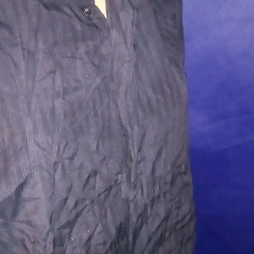 Armani Collezioni Men’s Pin Strip black dress shirt - Sz. XL - Picture 3 of 11